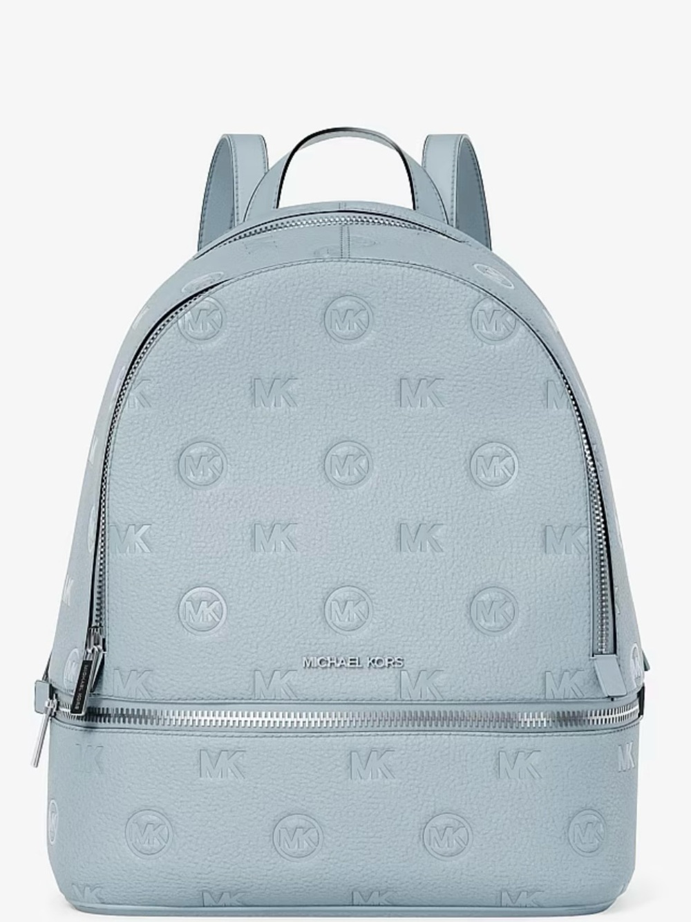 Michael Kors Pale Ocean Rhea Debossed Backpack
